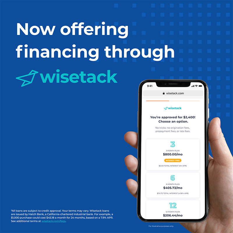 We offering financing state